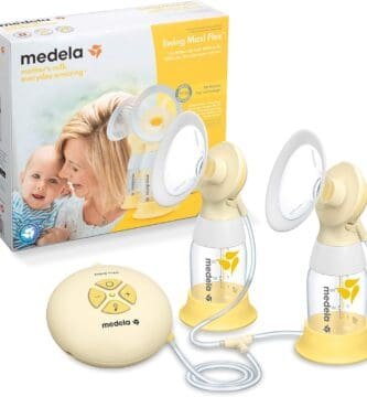 Medela - Sacaleches eléctrico doble, recargable por USB