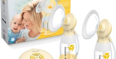 Medela - Sacaleches eléctrico doble, recargable por USB